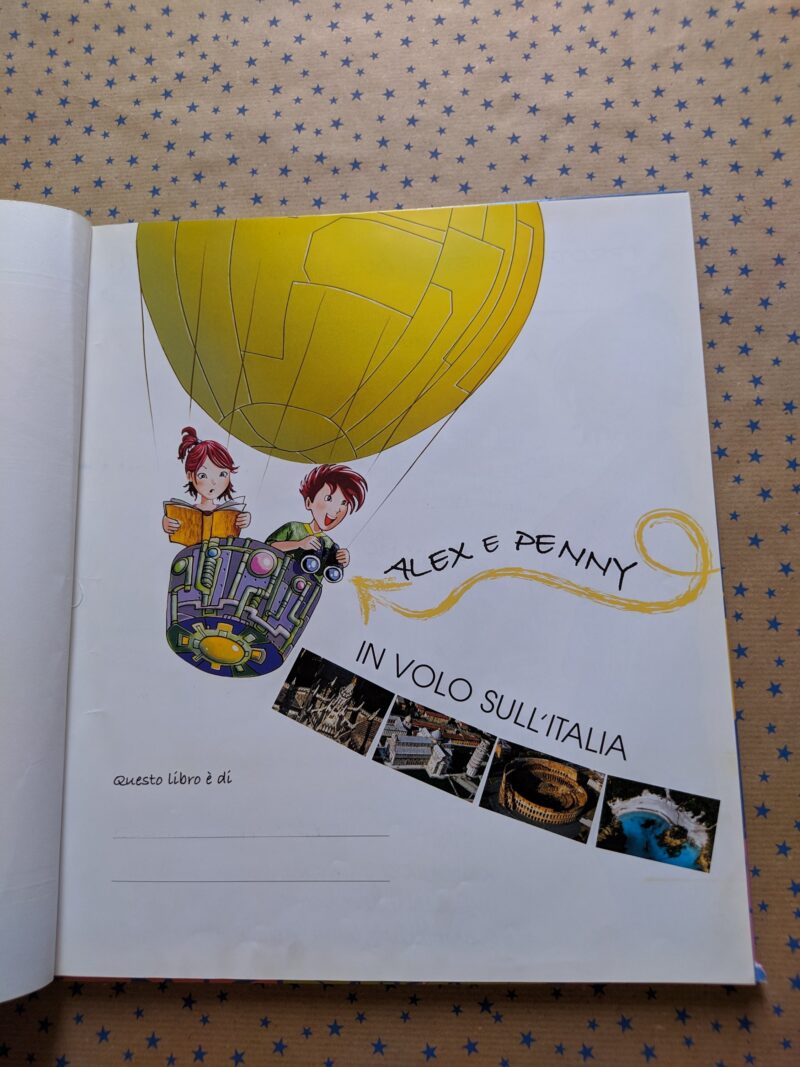 Alex e Penny in volo sull'italia