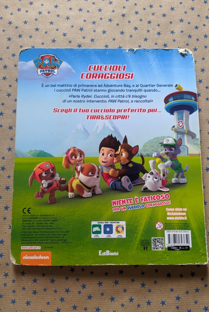 Paw Patrol Cuccioli Coraggiosi