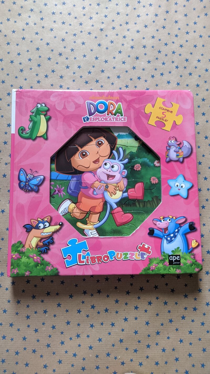 Dora l'esploratrice libro puzzle