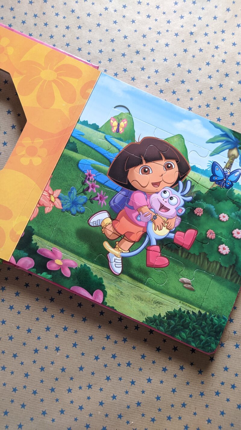 Dora l'esploratrice libro puzzle