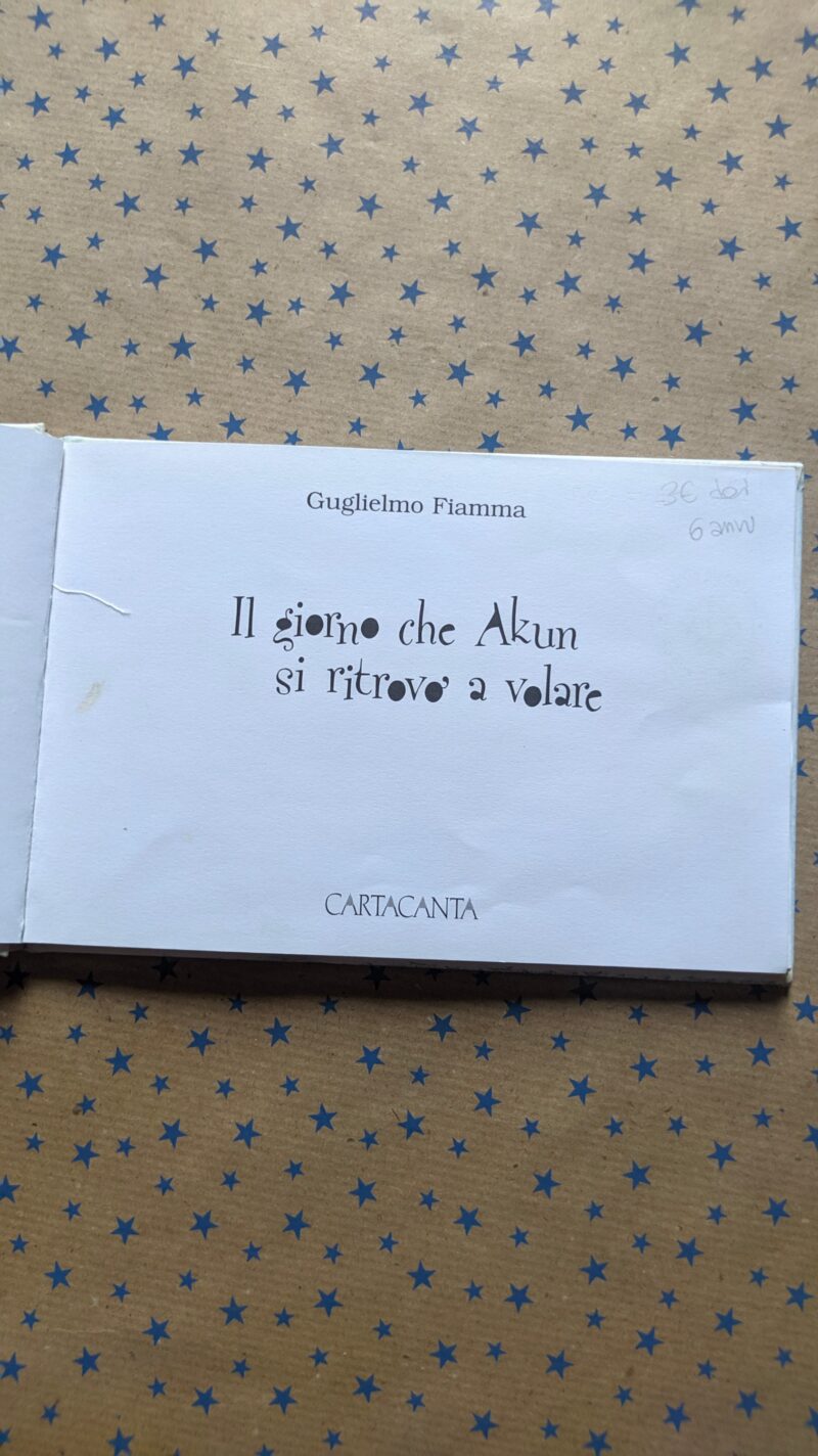 Il giorno che Akun si ritrovò a volare