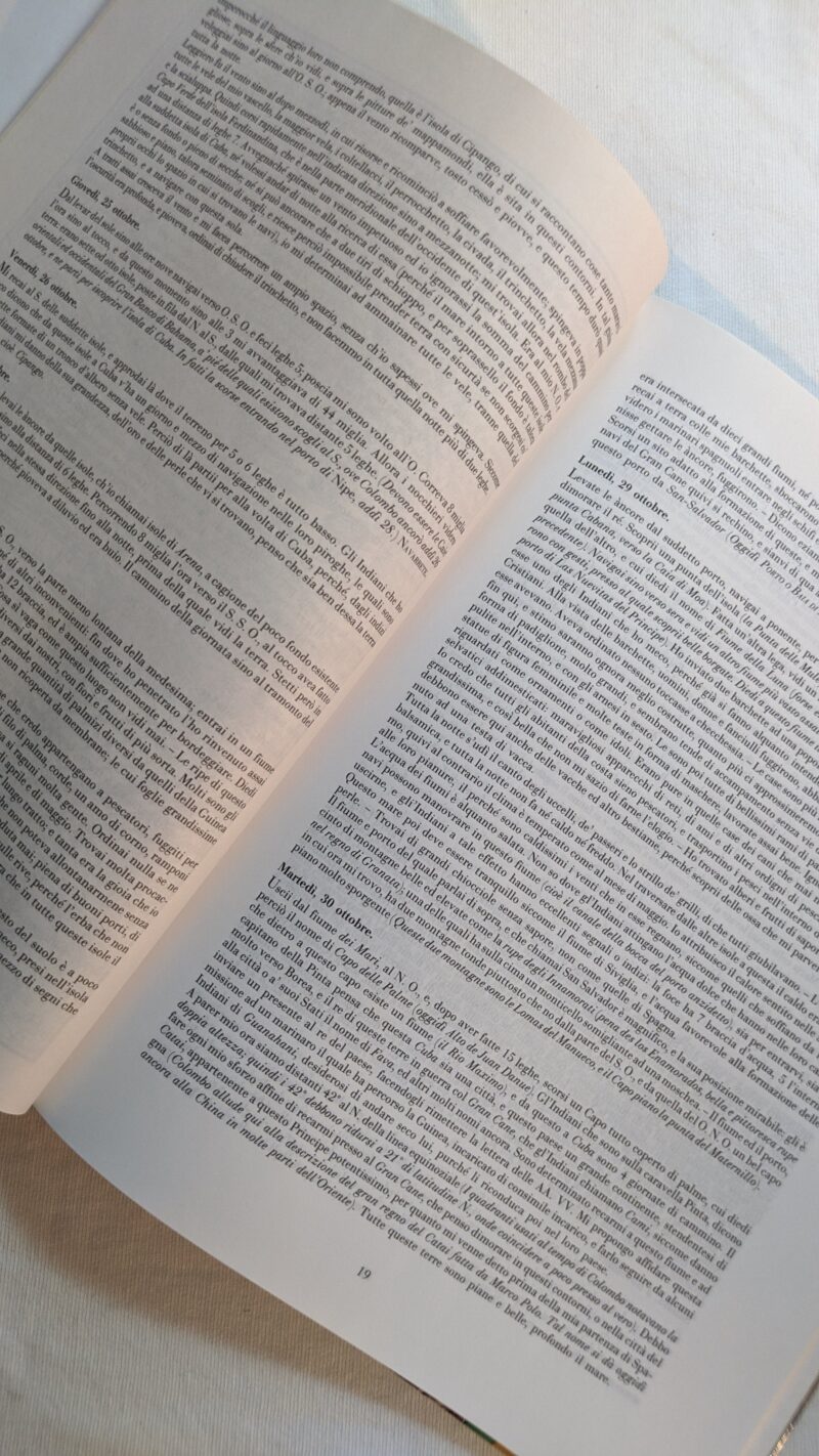 Cristoforo Colombo
Il diario del primo viaggio