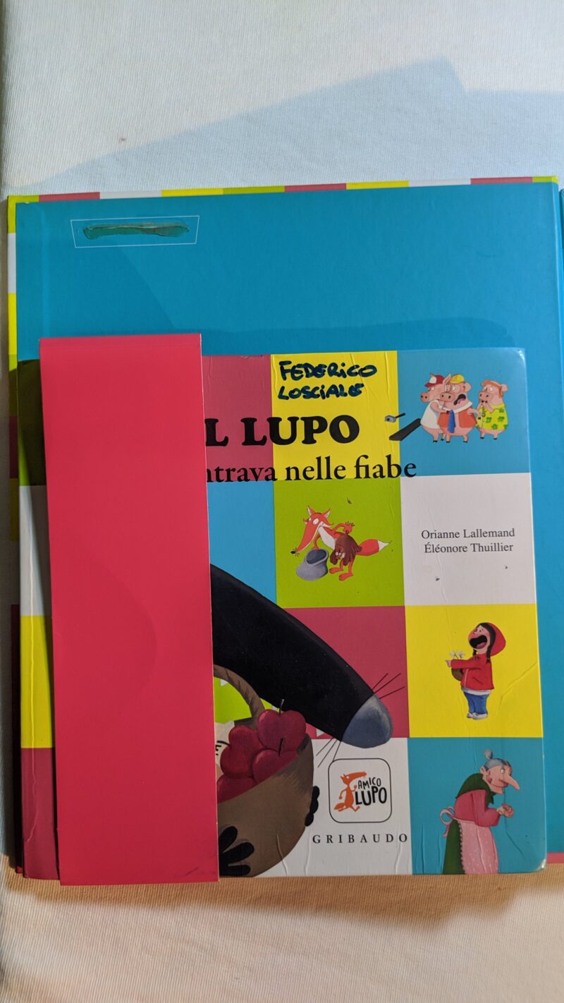 La valigetta di Lupo
Libro Il lupo che entrava nelle fiabe+puzzle+domino