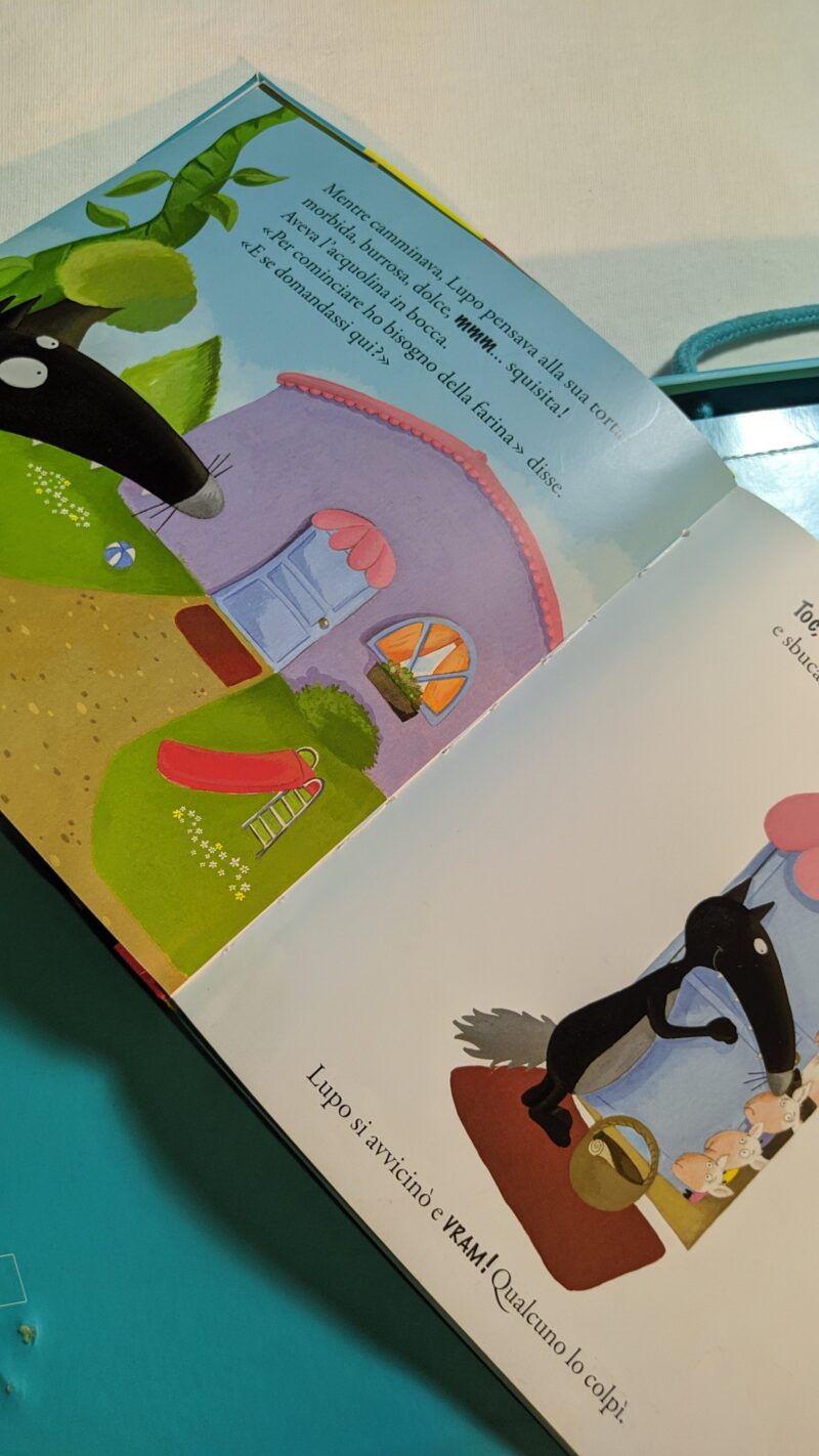 La valigetta di Lupo
Libro Il lupo che entrava nelle fiabe+puzzle+domino