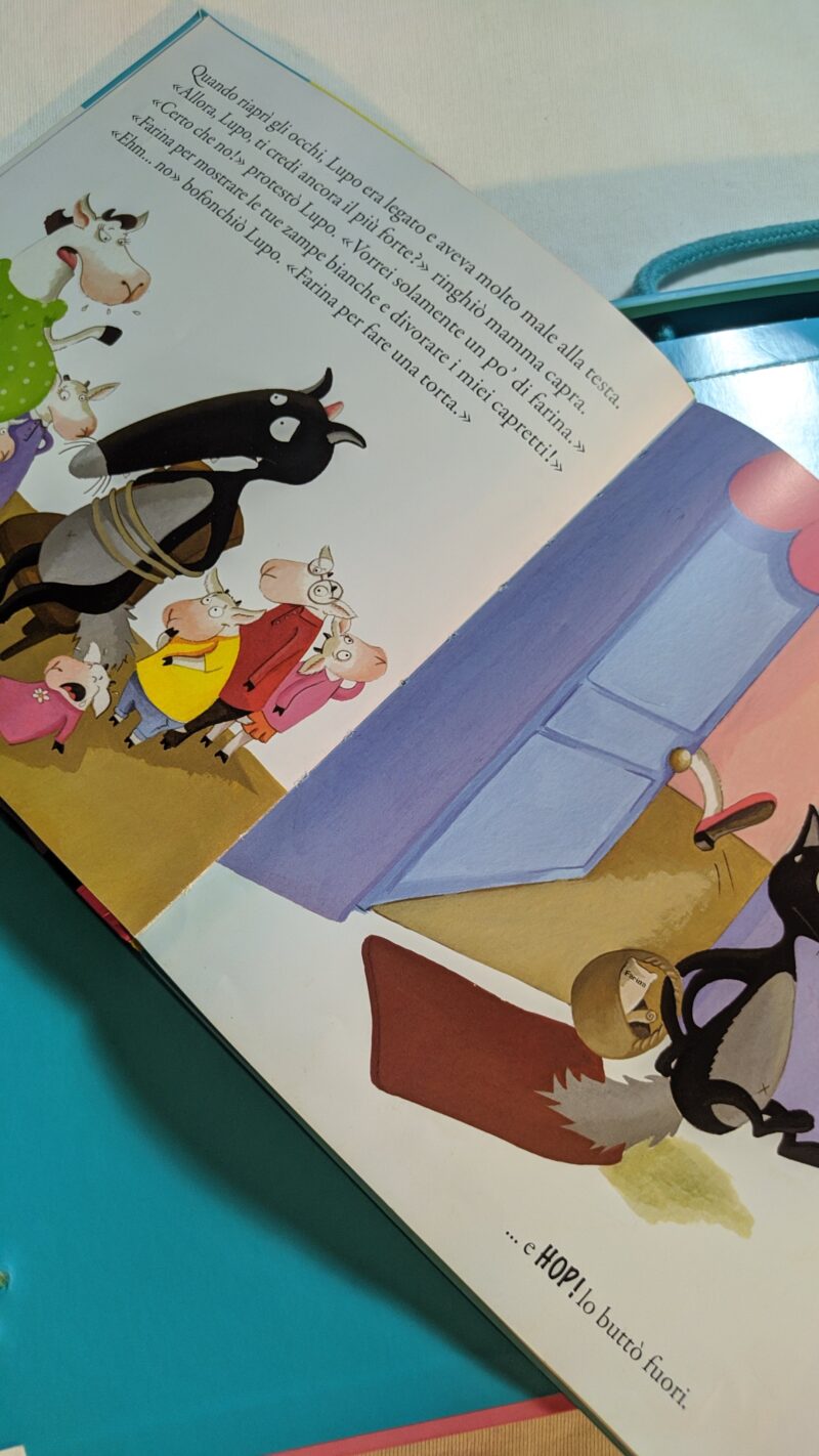 La valigetta di Lupo
Libro Il lupo che entrava nelle fiabe+puzzle+domino