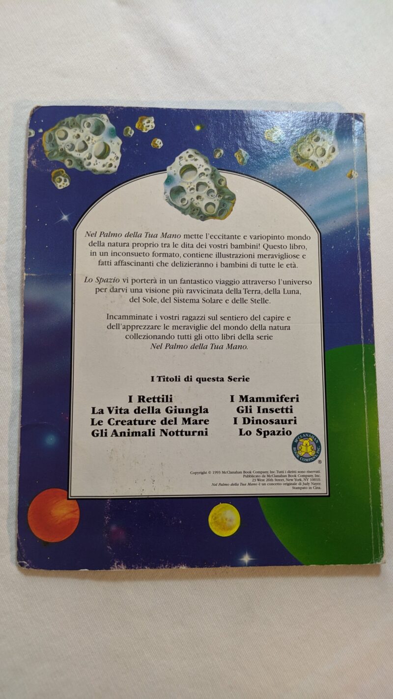 Lo spazio nel palmo della tua mano