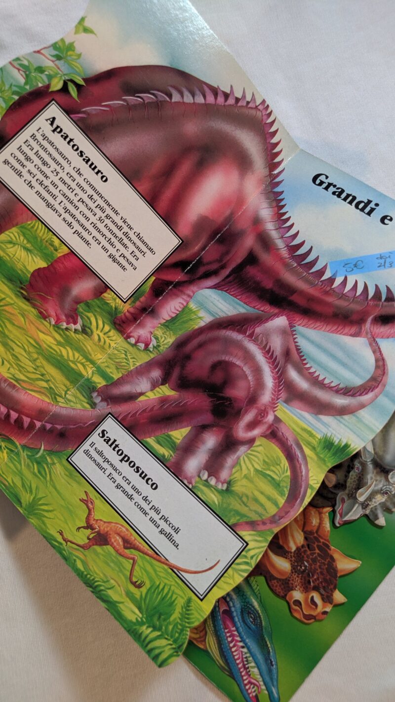 I dinosauri nel palmo della tua mano