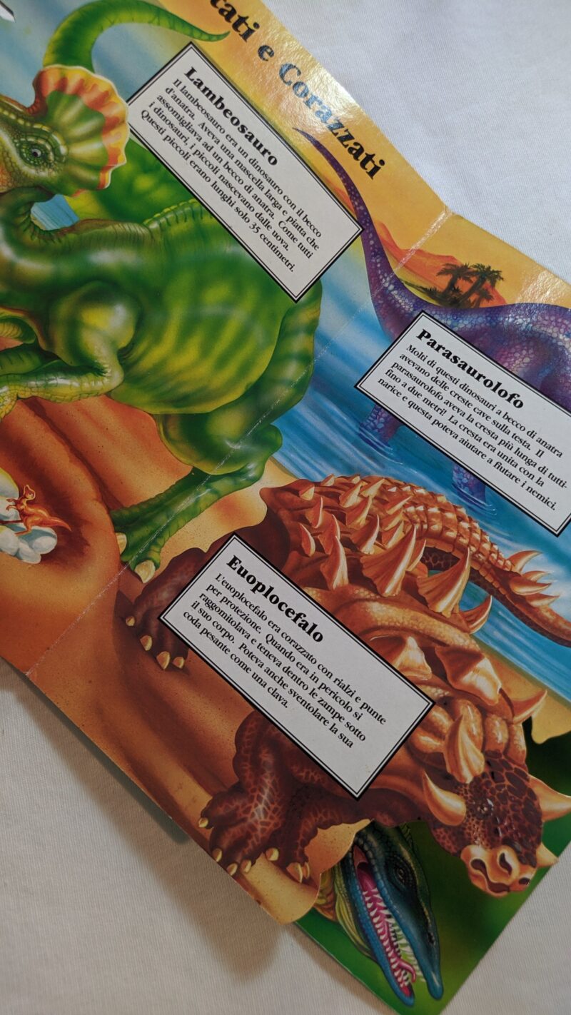 I dinosauri nel palmo della tua mano