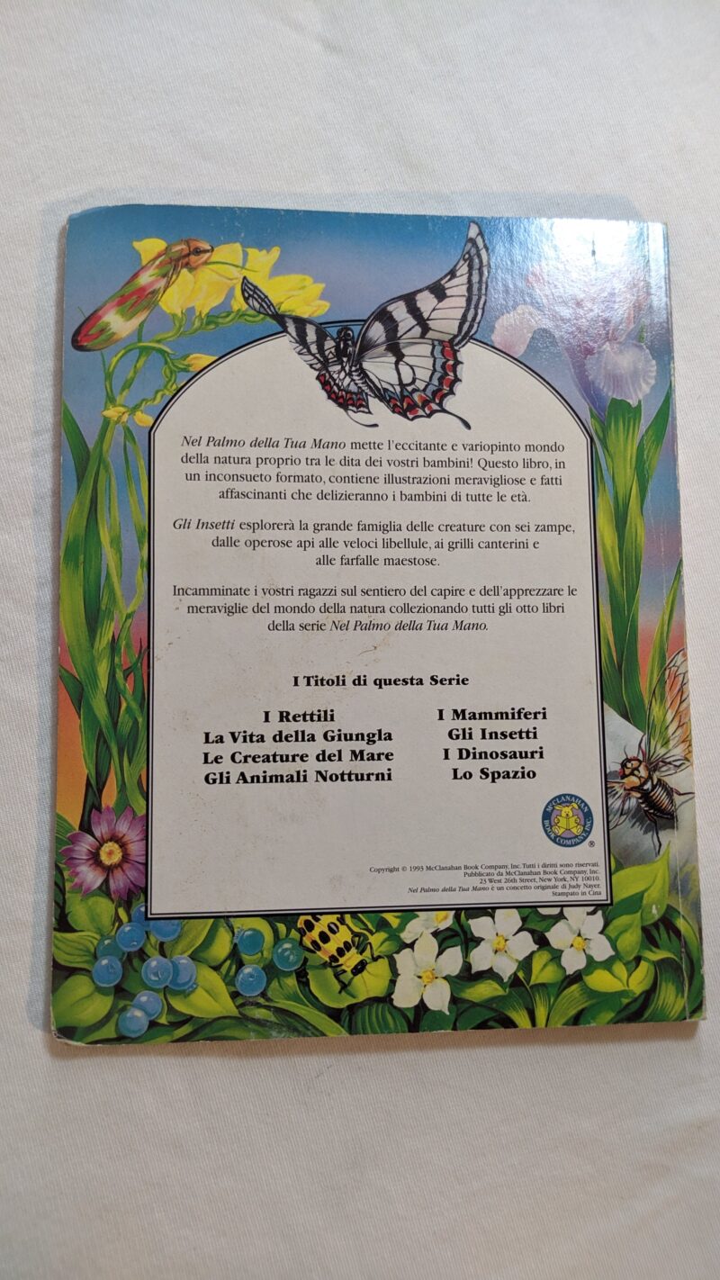 Gli insetti nel palmo della tua mano
