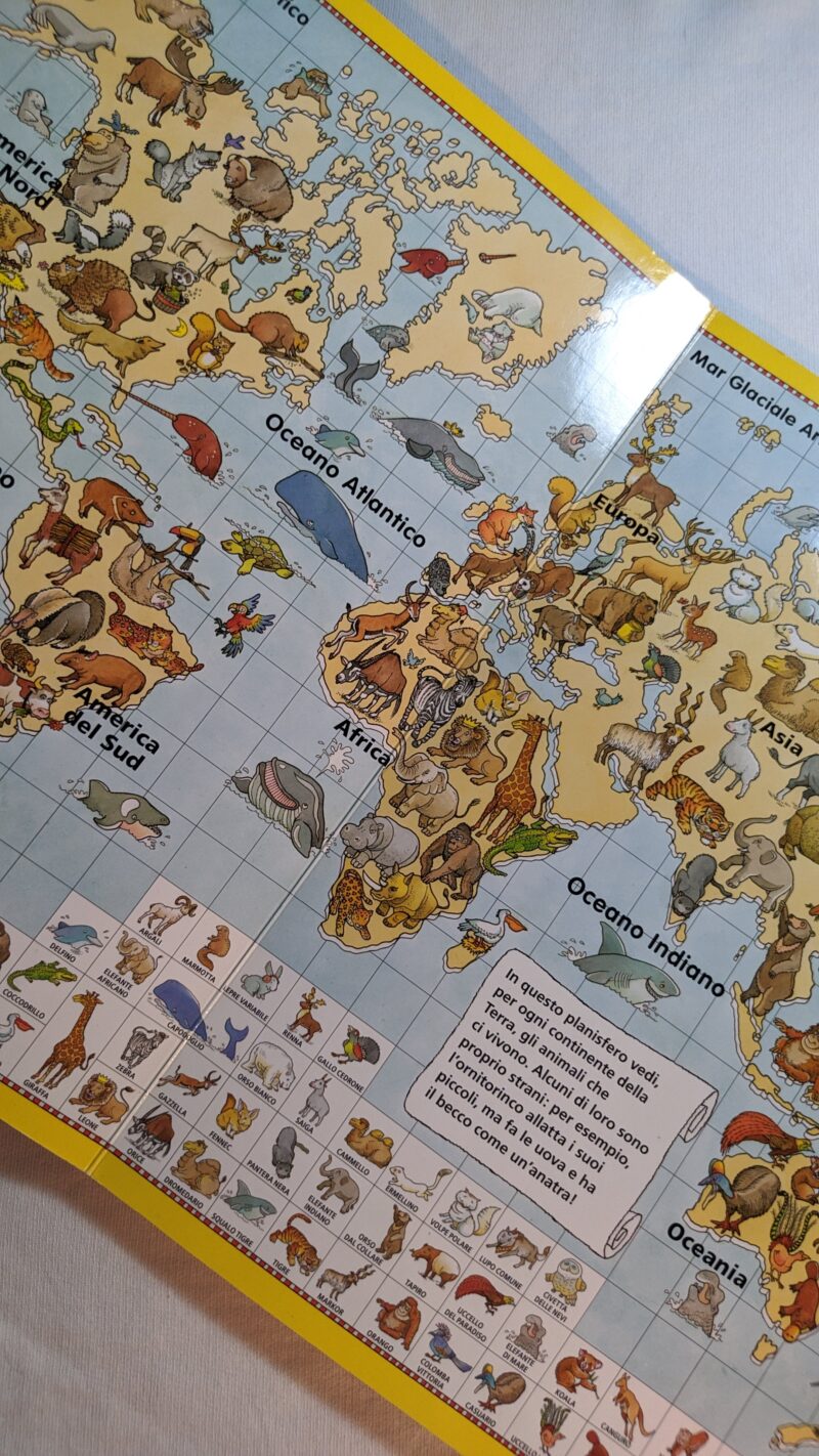 L'atlante per i più piccoli (con poster)
