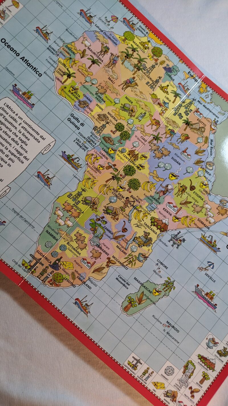 L'atlante per i più piccoli (con poster)