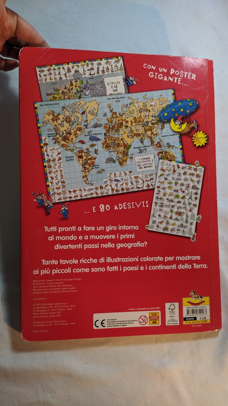 L'atlante per i più piccoli (con poster)