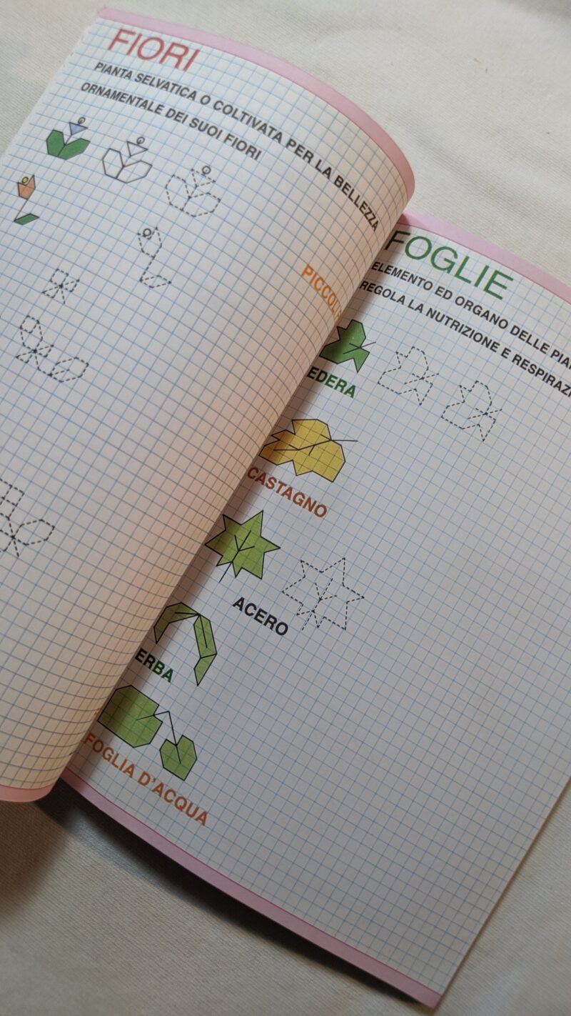 Dizionario cornicette bimba
