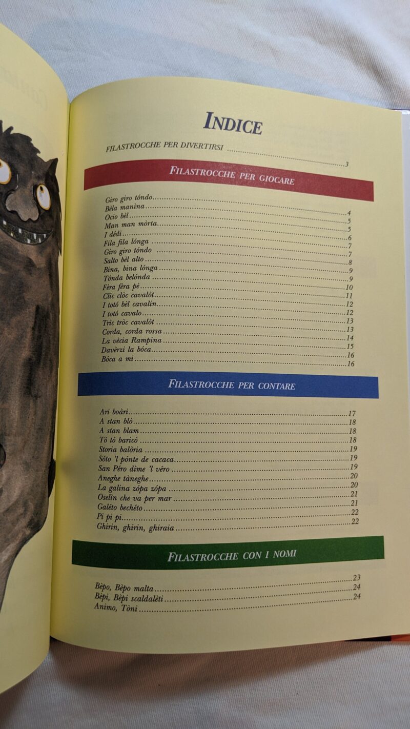 Il libro delle filastrocche di Trento per i più piccoli