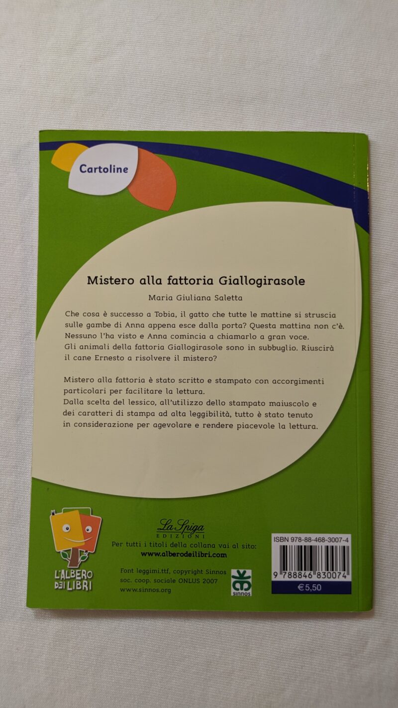 Mistero alla fattoria Giallo Girasole