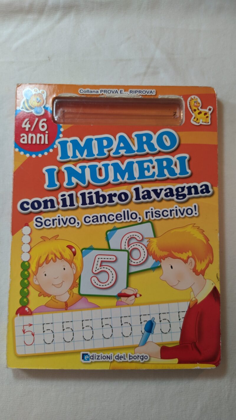 Imparo i numeri con il libro lavagna