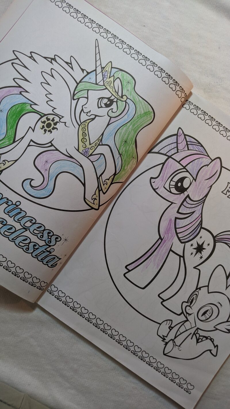 My little pony. Album da colorare con adesivi