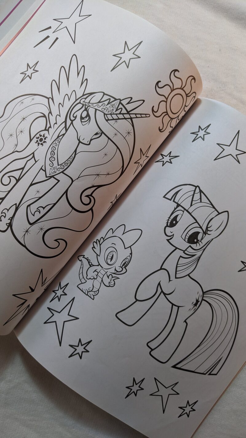 My little pony. Album da colorare con adesivi