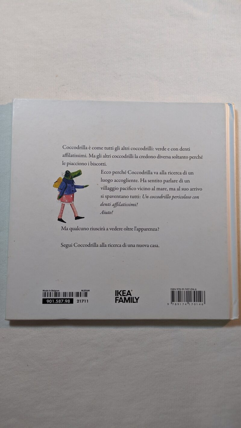 Coccodrillo cerca casa