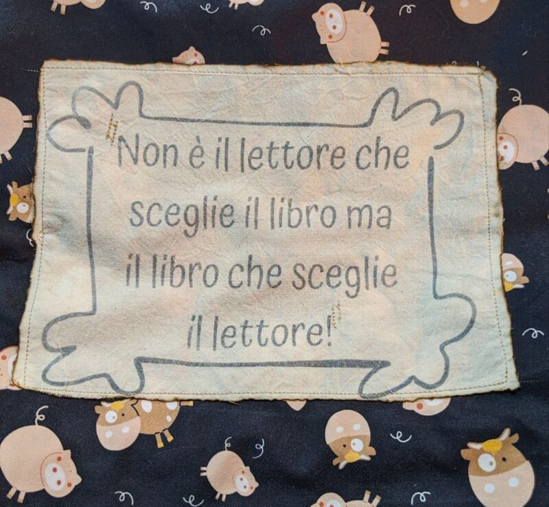 Sacca Zaino, Libro a sorpresa, Segnalibro libresco