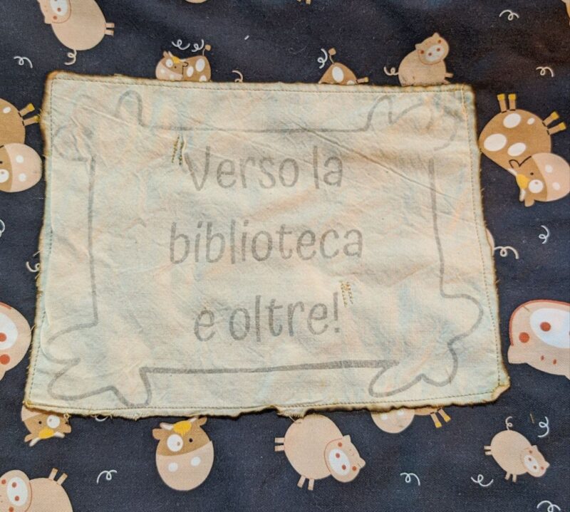 Sacca Zaino, Libro a sorpresa, Segnalibro libresco