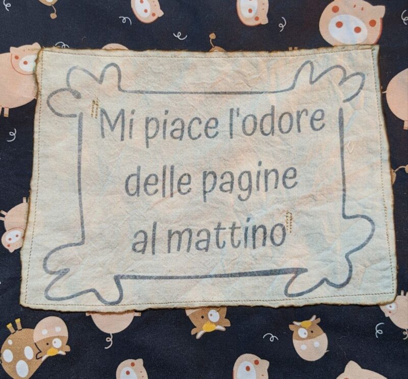 Sacca Zaino, Libro a sorpresa, Segnalibro libresco