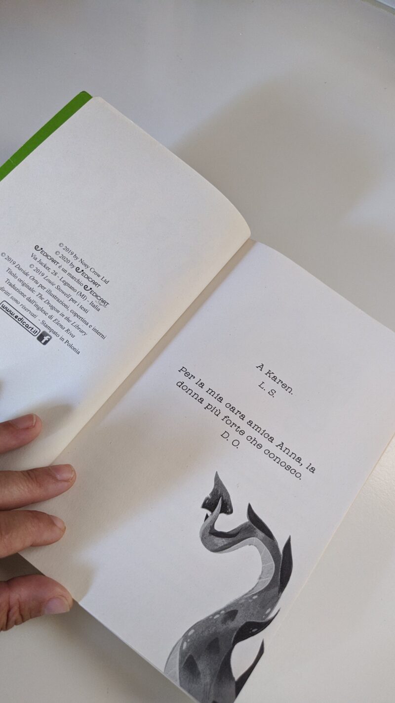 Un drago in biblioteca