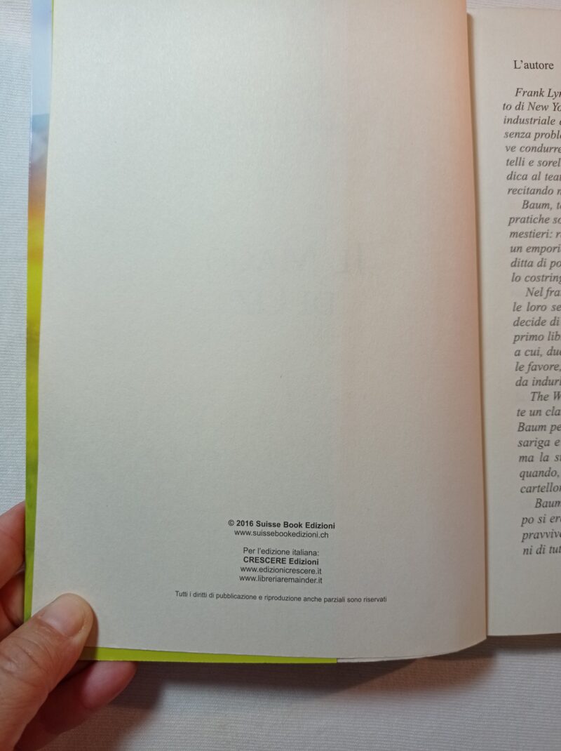 Il Mago di Oz
Edizione per la scuola