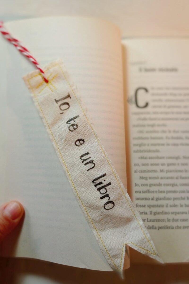 Segnalibro Io, te e un libro