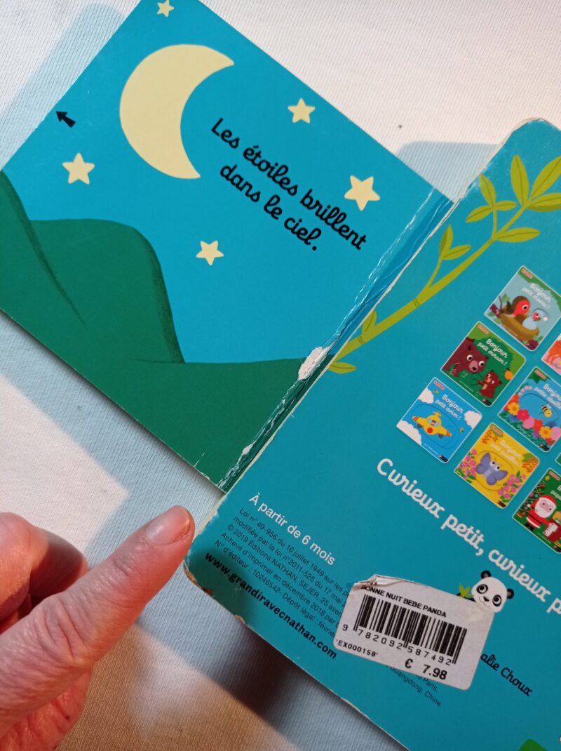 Bonne nuit bébé panda! (Francese)