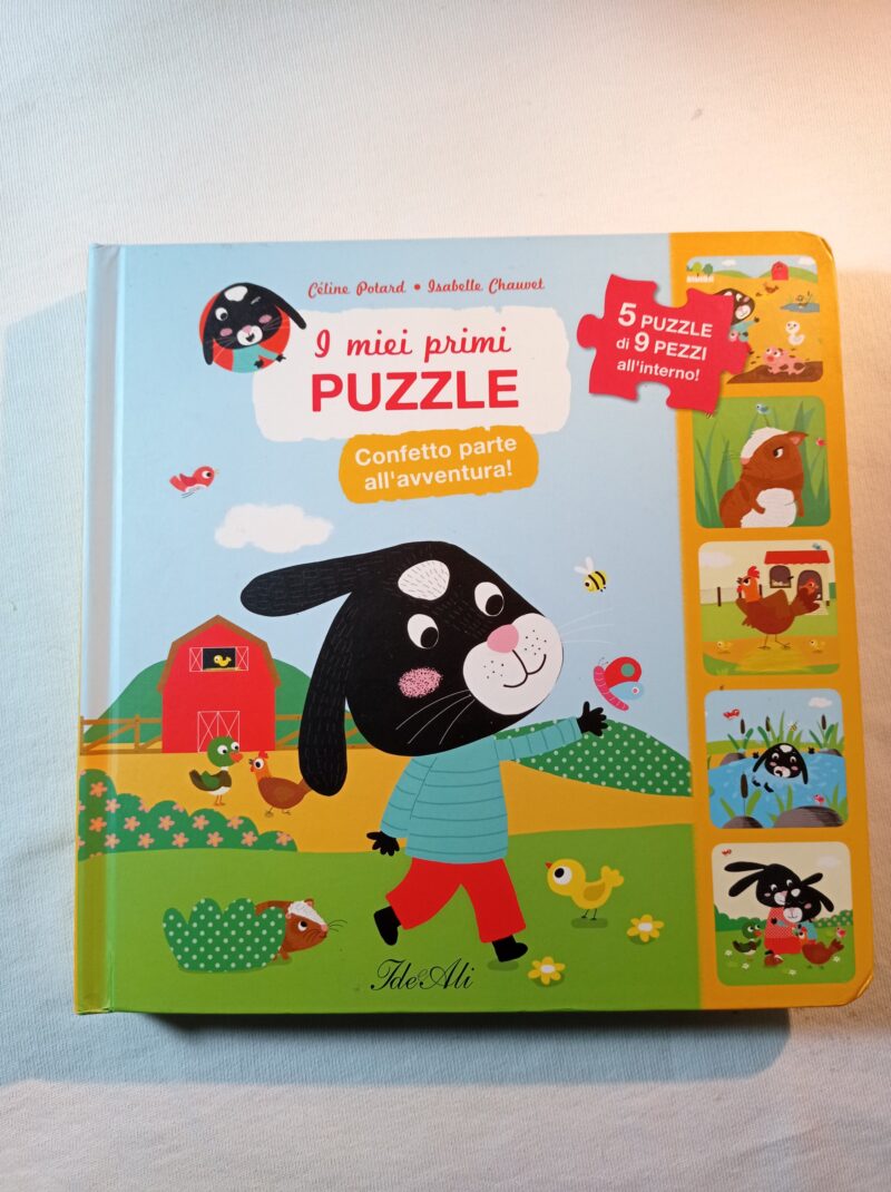 Confetto parte all'avventura! 
I miei primi libri puzzle