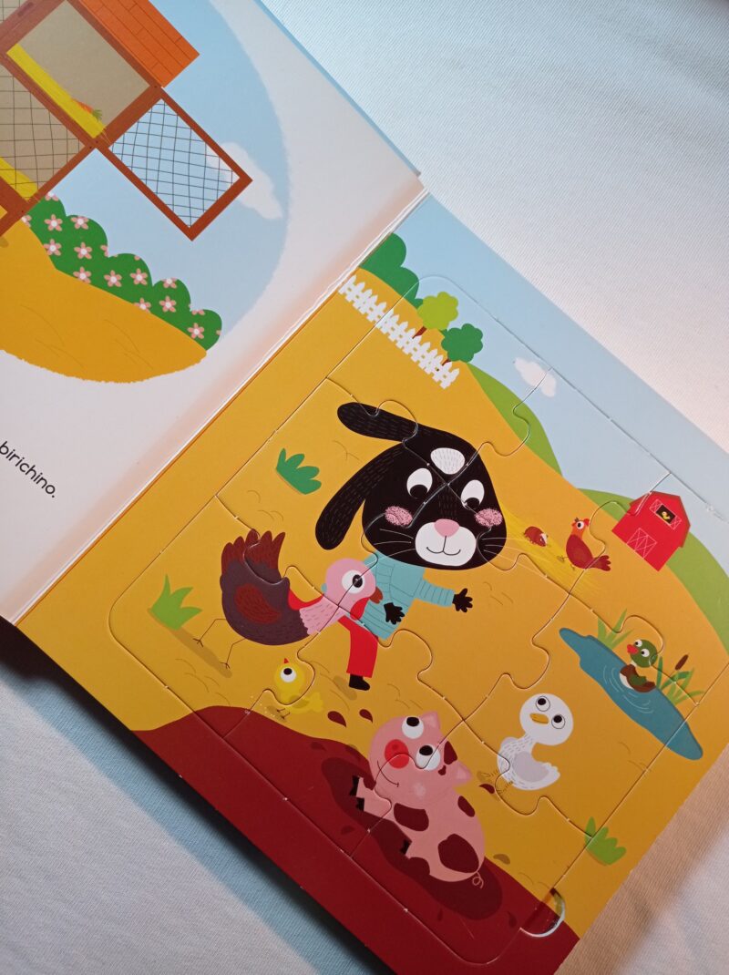 Confetto parte all'avventura! 
I miei primi libri puzzle