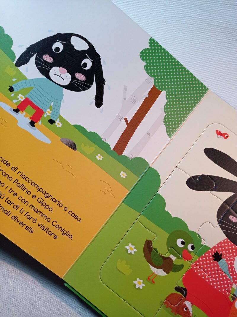 Confetto parte all'avventura! 
I miei primi libri puzzle