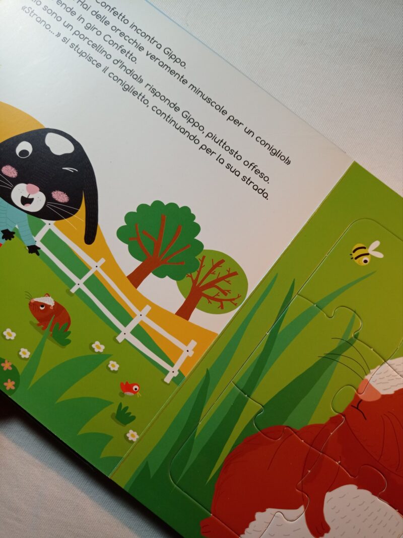 Confetto parte all'avventura! 
I miei primi libri puzzle