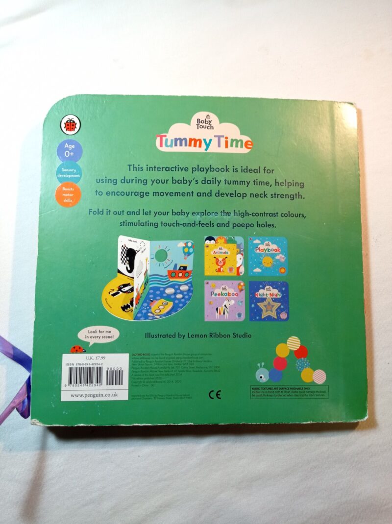Book touch Tummy Time