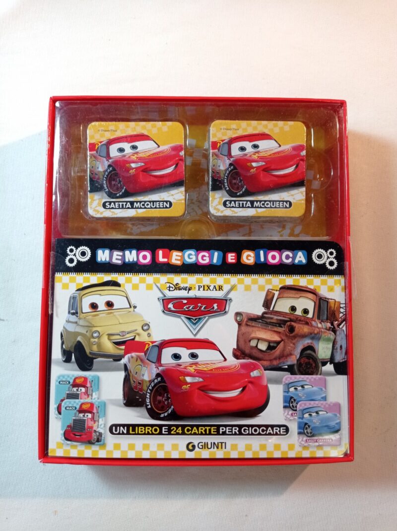 Cars memo leggi e gioca 
Libro + tessere