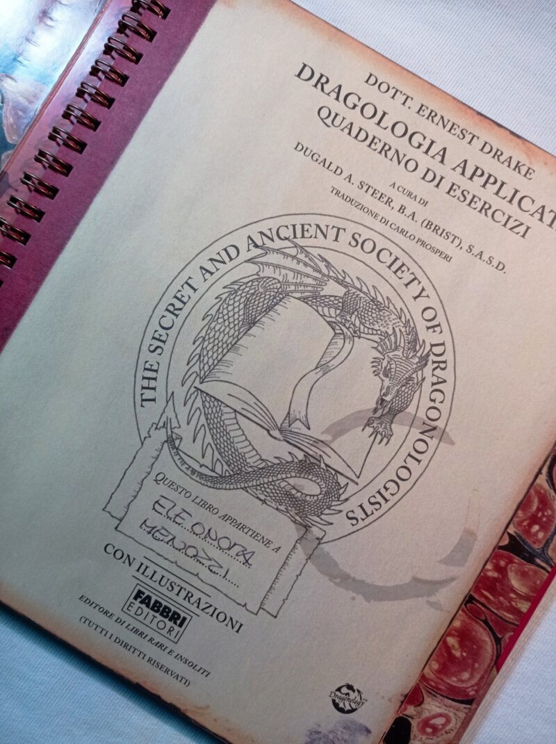 Dragologia applicata 
Quaderno di esercizi
