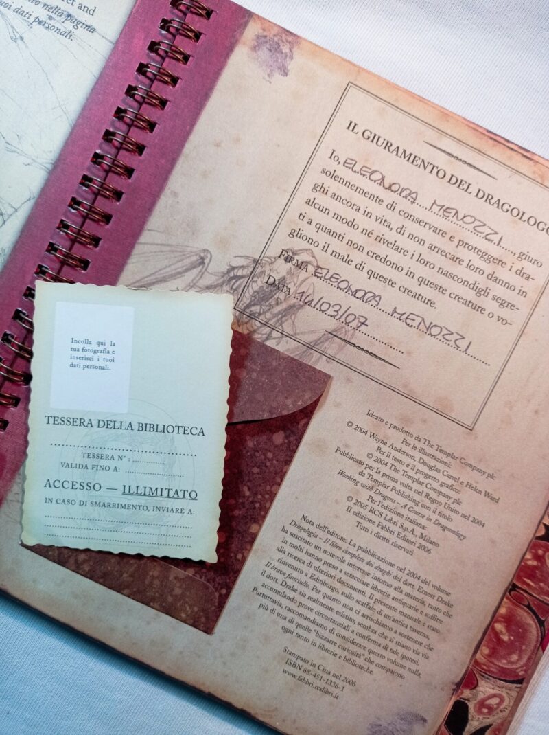 Dragologia applicata 
Quaderno di esercizi