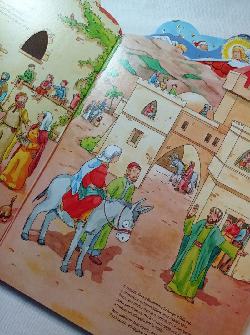 Libro panorama Natale 
Con la storia biblica