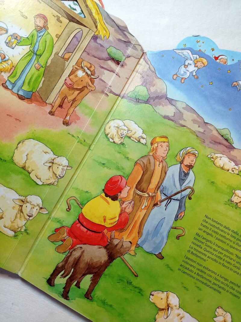 Libro panorama Natale 
Con la storia biblica