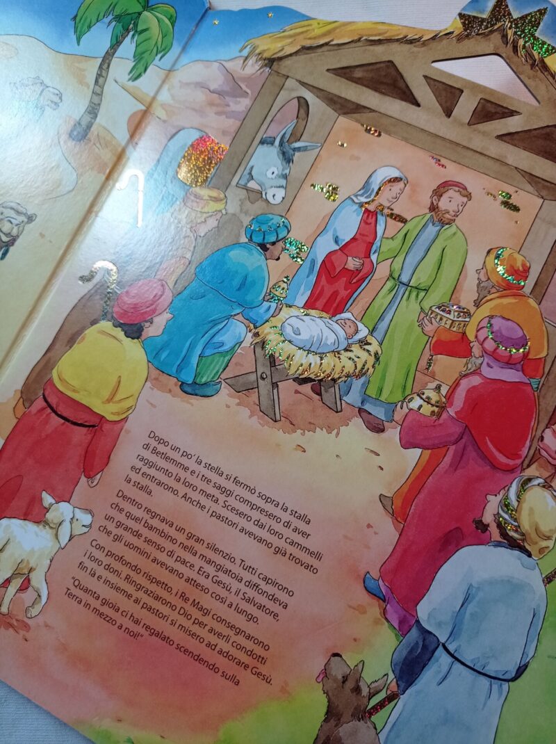 Libro panorama Natale 
Con la storia biblica