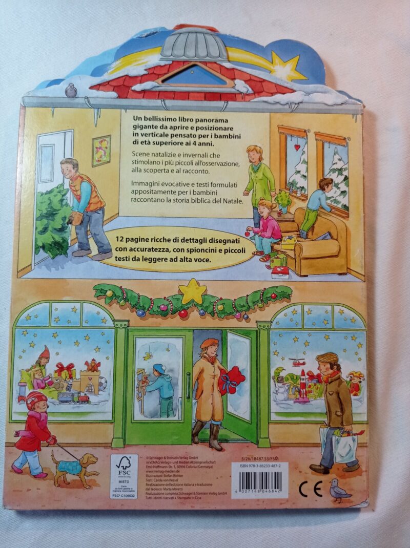 Libro panorama Natale 
Con la storia biblica