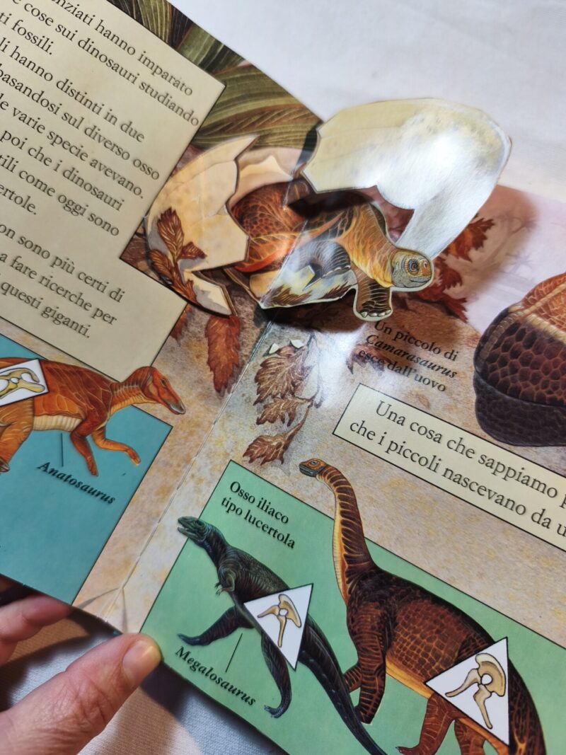 Dinosauri e brontosauri in azione