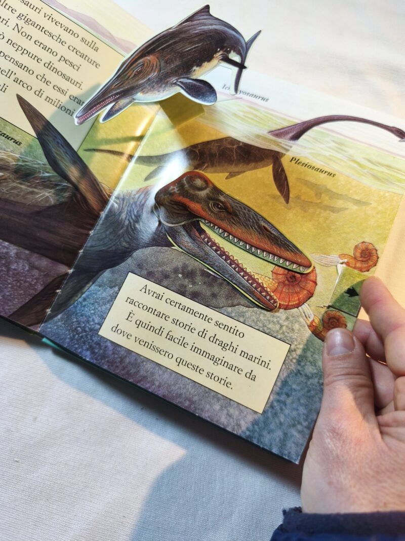 Dinosauri e brontosauri in azione