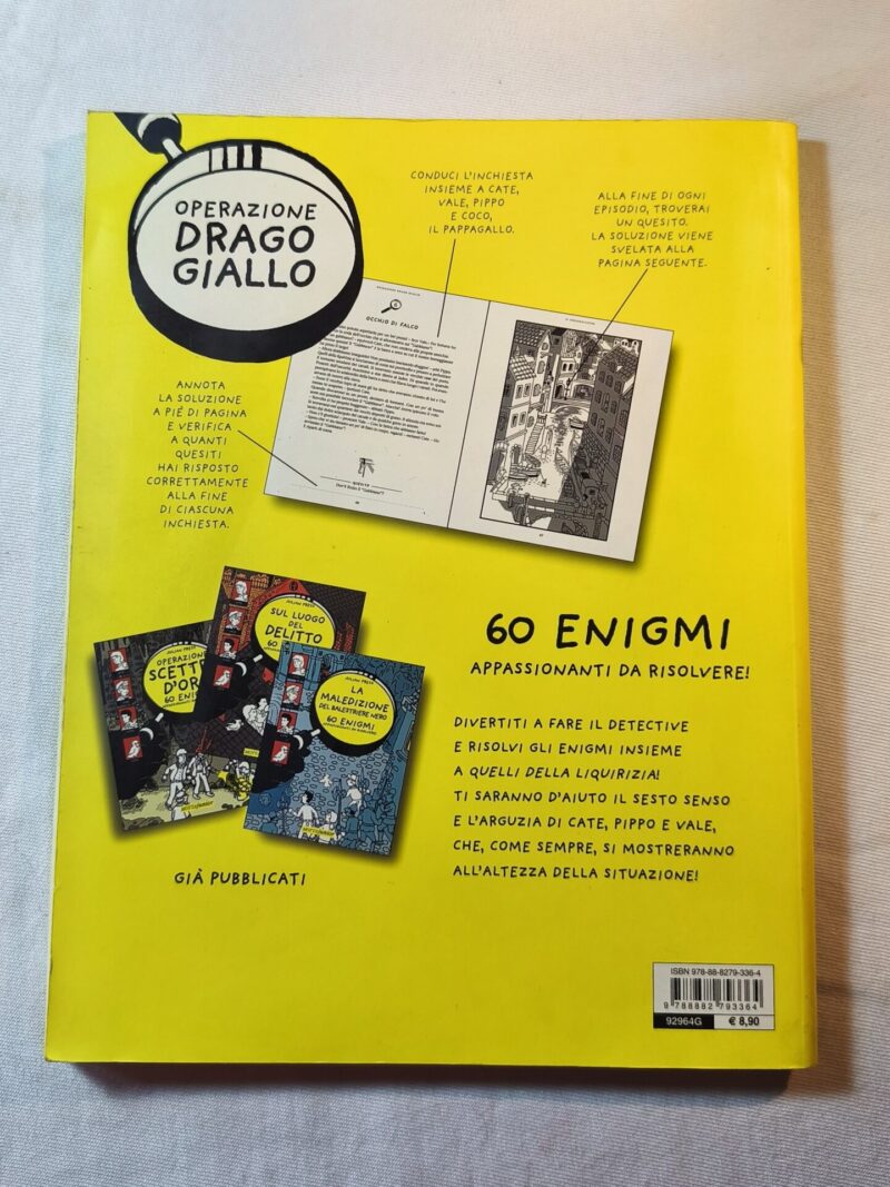 Operazione drago giallo 
60 enigmi appassionanti da risolvere!