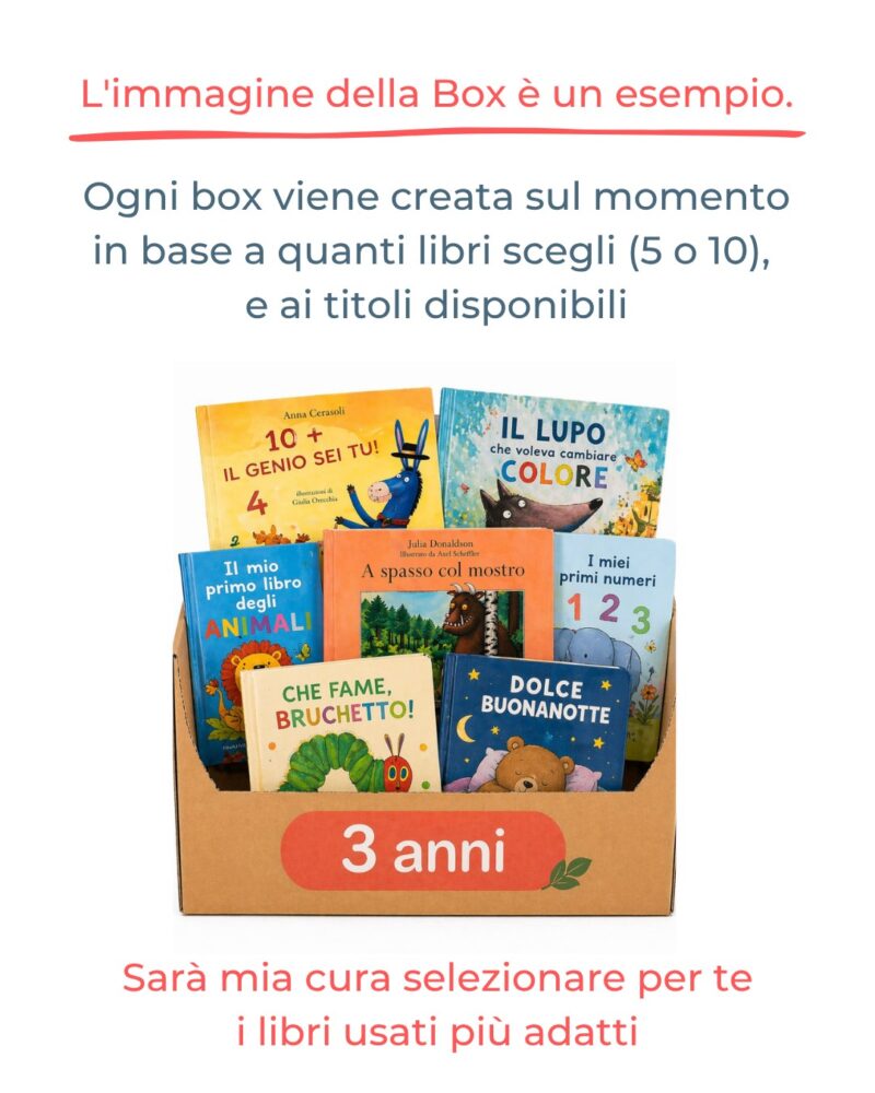 Box Libri 3 anni
