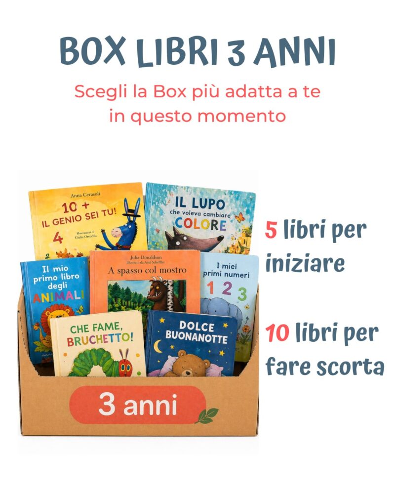 Box Libri 3 anni